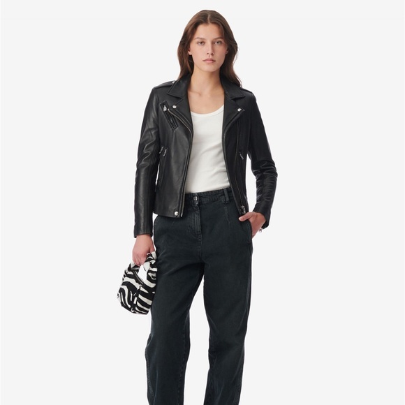 IRO Newhawn Leather Jacket - Picture 2 of 12